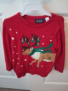 Children's Place Boy's Xmas Sweater 4T
